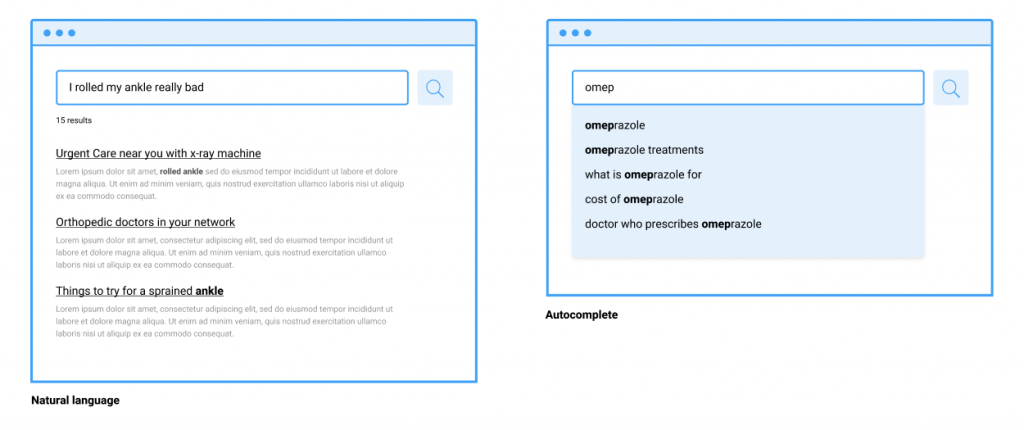 Natural Language & Autocomplete